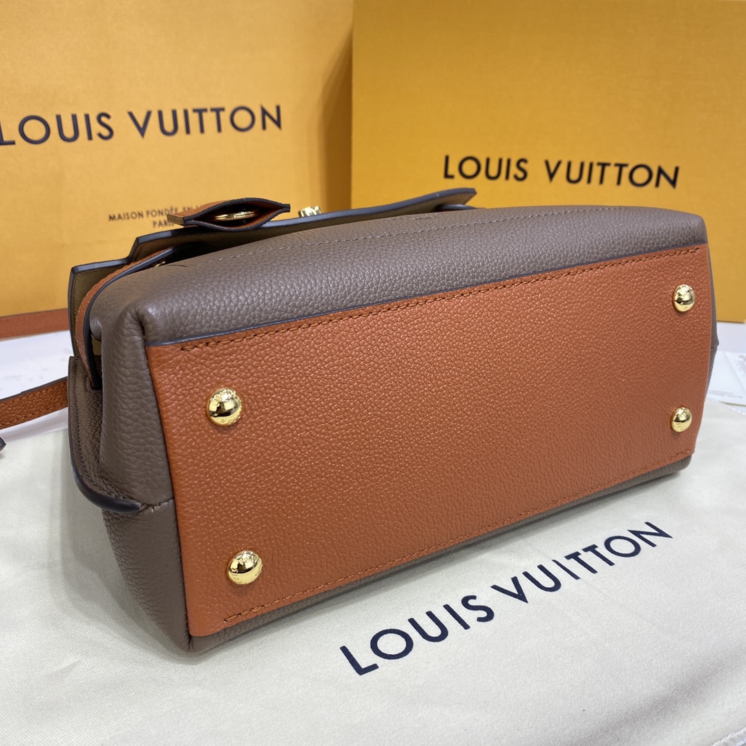 Louis Vuitton LOCKME EVER BB Shoudler Bag M58978 Smokey/Quartz/Caramel